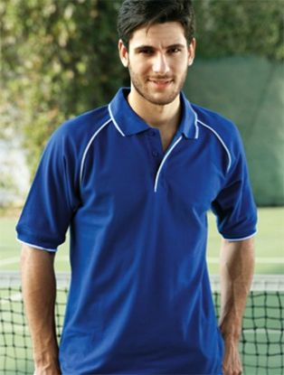 Picture of Unisex Adults Raglan Polo