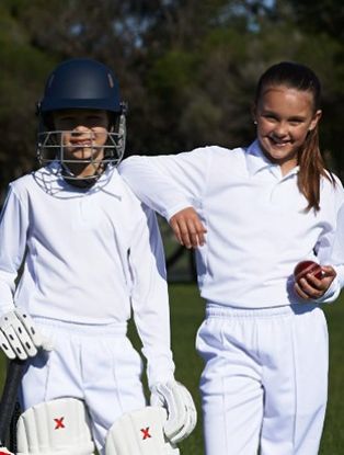 Picture of Kids Long Sleeve Cricket Polo