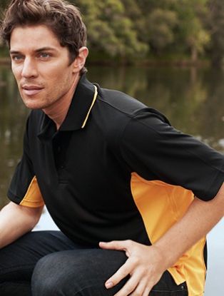 Picture of Mens Breezeway Panel Polo