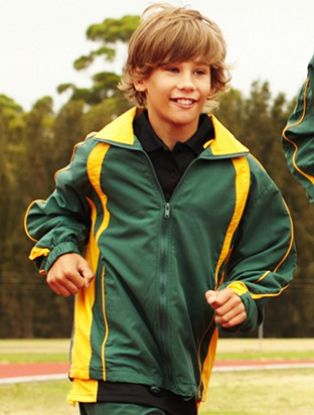 Picture of Kids Track Suit Jacket With Contrast Panels