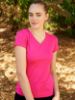 Picture of Ladies V-Neck Tee Shirt