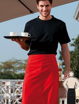 Picture of Polyester Drill Three Quarter Apron-With Pocket