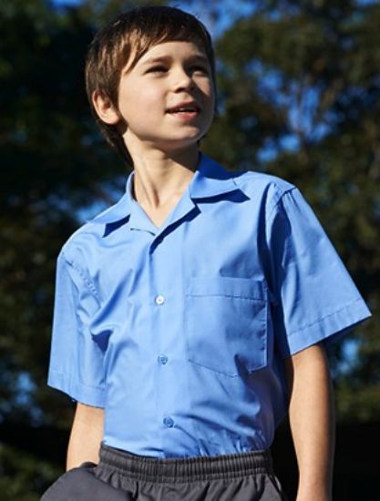 Picture of Boys Short Sleeve School Shirt