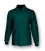 Picture of Plain Colour Poly Face Cotton Backing Long Sleeve Polo