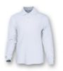 Picture of Plain Colour Poly Face Cotton Backing Long Sleeve Polo